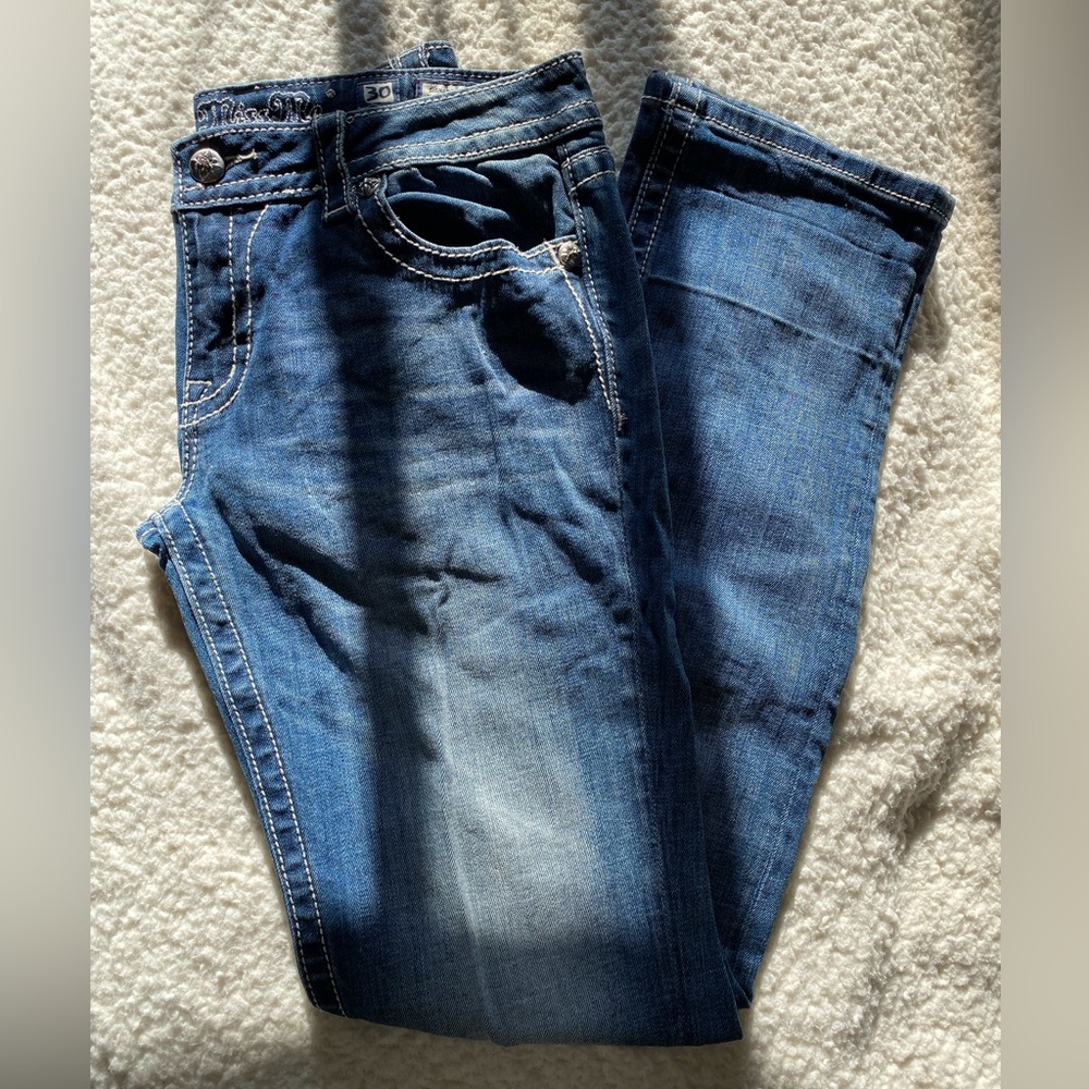 Miss Me Signature Straight Jeans